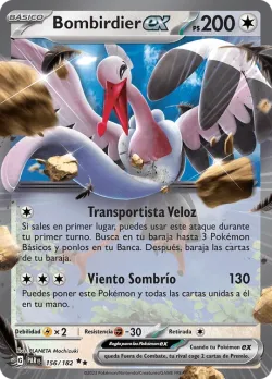 Bombirdier ex #156/182 · Pokémon