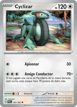Cyclizar #157/182 · Pokémon