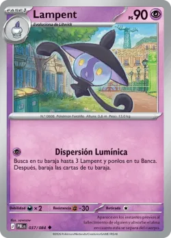 Lampent #037/084 · Pokémon