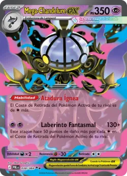 Mega Chandelure ex #038/084 · Pokémon