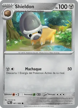 Shieldon #061/084 · Pokémon