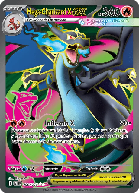 Mega Charizard X ex 「PFL 109」「ES」
