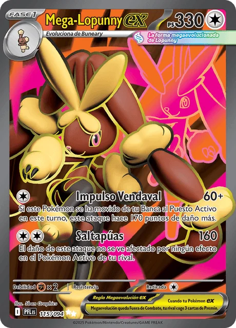 Mega Lopunny ex 「PFL 115」「ES」