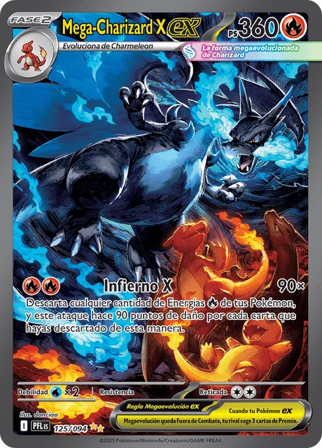 Mega Charizard X ex 「PFL 125」「ES」