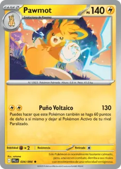 Pawmot #034/094 · Pokémon