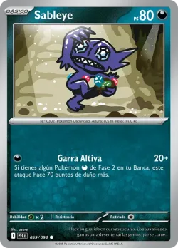 Sableye #059/094 · Pokémon