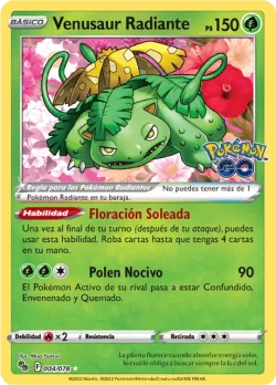 Radiant Venusaur #004/078 · Pokémon