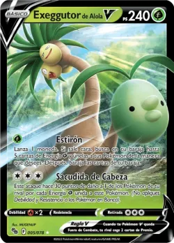 Alolan Exeggutor V #005/078 · Pokémon