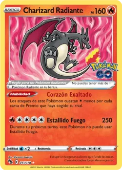 Radiant Charizard #011/078 · Pokémon