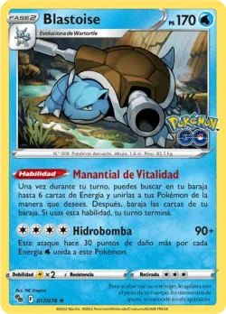 Blastoise #017/078 · Pokémon