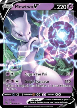 Mewtwo V #030/078 · Pokémon