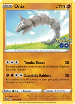 Onix #036/078 · Pokémon