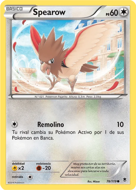 Spearow 「PHF 078」「ES」
