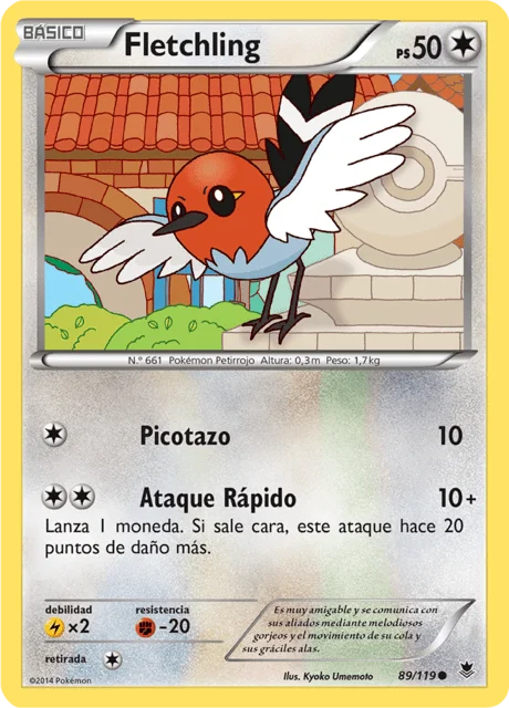 Fletchling 「PHF 089」「ES」