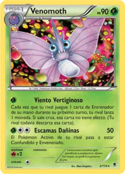 Venomoth #2/119 · Pokémon