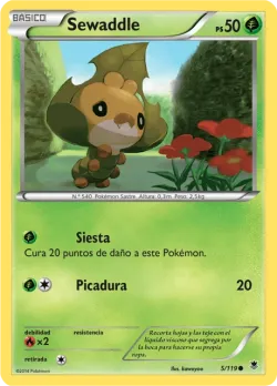 Sewaddle #5/119 · Pokémon