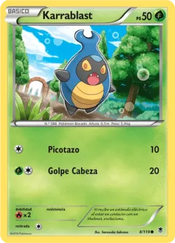 Karrablast #8/119 · Pokémon