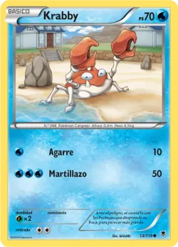 Krabby #13/119 · Pokémon