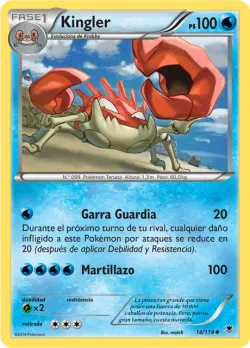 Kingler #14/119 · Pokémon