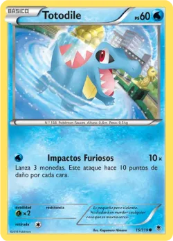 Totodile #15/119 · Pokémon