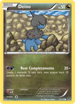 Deino #72/119 · Pokémon