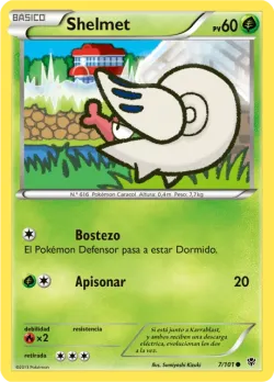 Shelmet #7/101 · Pokémon