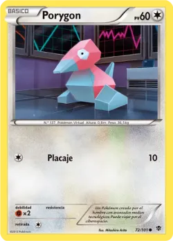 Porygon 「PLB 072」「ES」