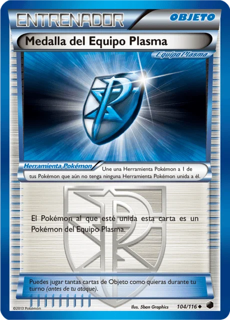 Team Plasma Badge 「PLF 104」「ES」