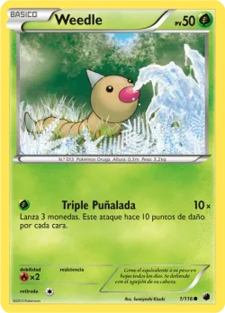 Weedle #1/116 · Pokémon
