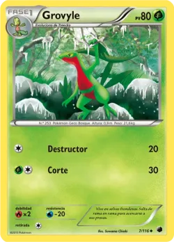 Grovyle #7/116 · Pokémon