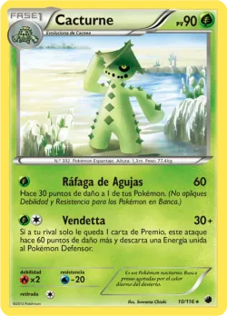 Cacturne #10/116 · Pokémon