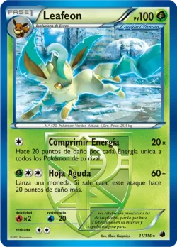 Leafeon #11/116 · Pokémon