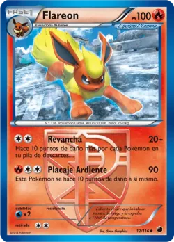 Flareon #12/116 · Pokémon