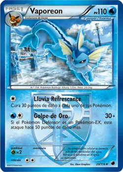 Vaporeon #20/116 · Pokémon