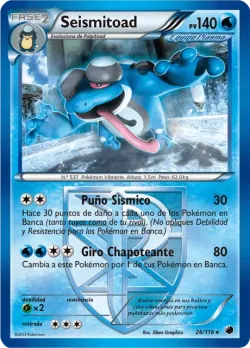 Seismitoad #26/116 · Pokémon