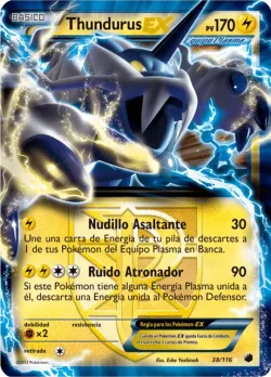 Thundurus-EX #38/116 · Pokémon
