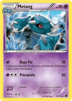 Metang #51/116 · Pokémon