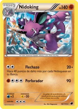 Nidoking #58/116 · Pokémon