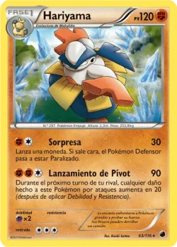 Hariyama #63/116 · Pokémon