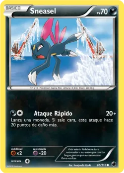 Sneasel #65/116 · Pokémon