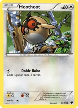 Hoothoot 「PLF 091」「ES」
