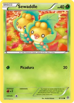 Sewaddle #8/135 · Pokémon
