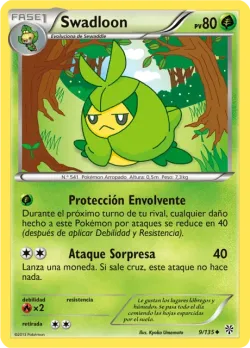 Swadloon #9/135 · Pokémon