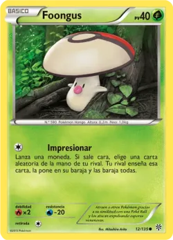 Foongus #12/135 · Pokémon