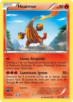 Heatmor #23/135 · Pokémon
