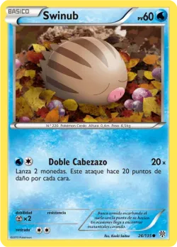 Swinub #26/135 · Pokémon