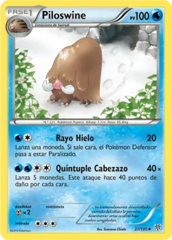 Piloswine #27/135 · Pokémon