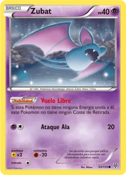 Zubat #53/135 · Pokémon