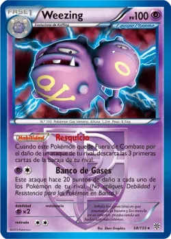 Weezing #58/135 · Pokémon