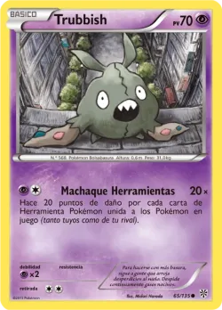 Trubbish #65/135 · Pokémon